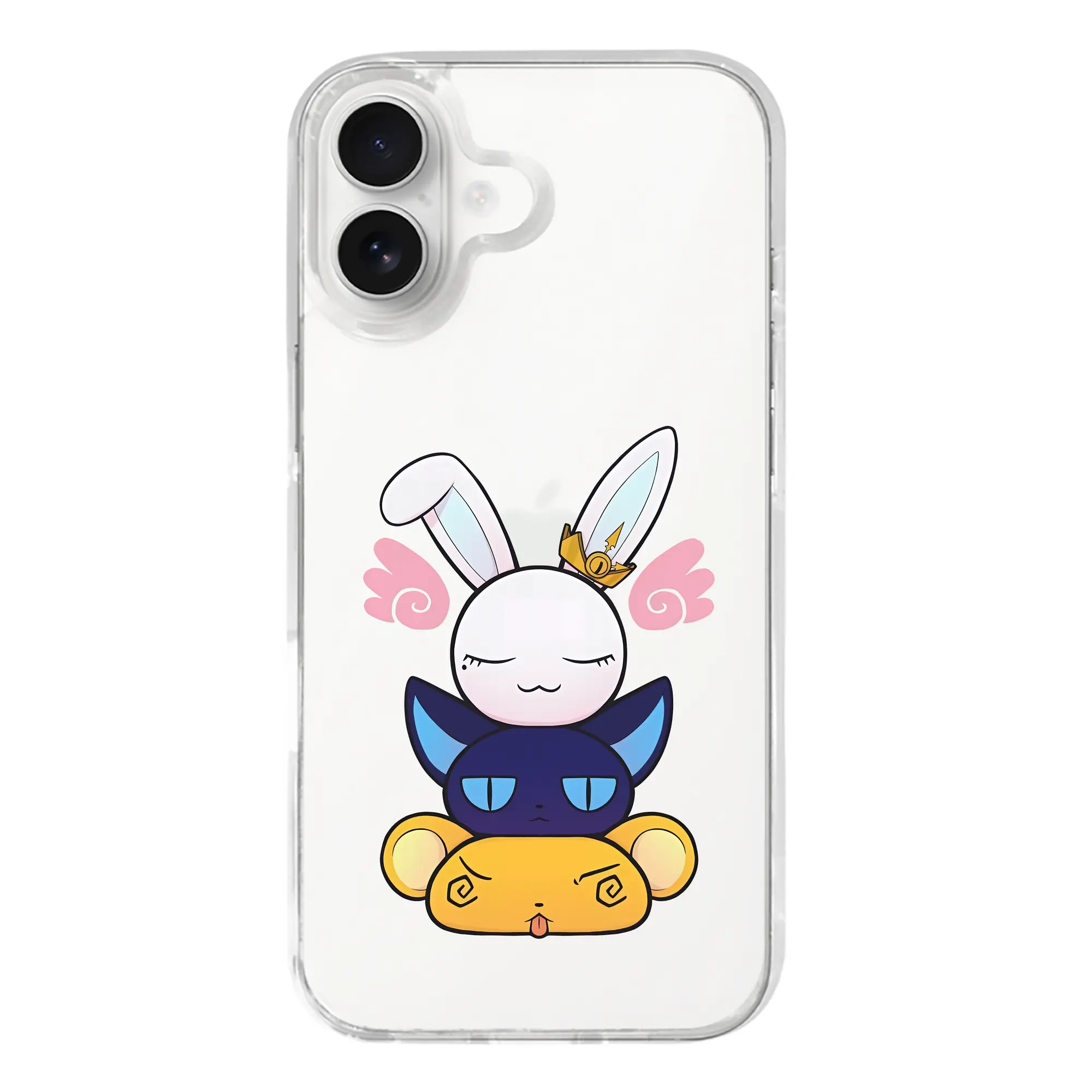 カードキャプターさくら グッズ,モモ - iPhone 17シリーズ 透明スマホケース – 薄型・耐衝撃・精密フィット保護カバー